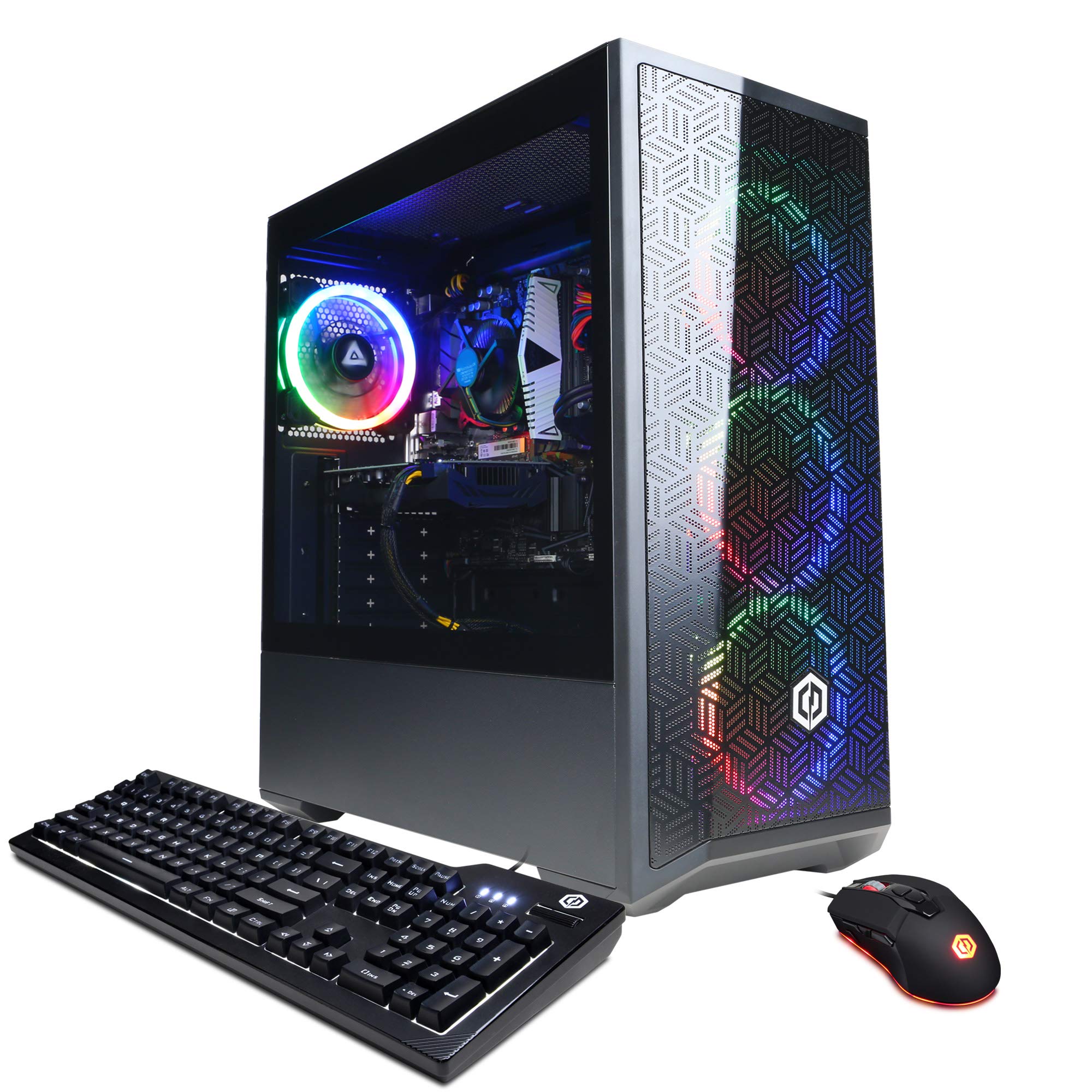 CyberpowerPC Gamer Xtreme VR Gaming PC, Intel i5-10400F 2.9GHz, GeForce GTX 1660 Super 6GB, 8GB DDR4, 500GB NVMe SSD, WiFi Ready & Win 10 Home (GXiVR8060A10)